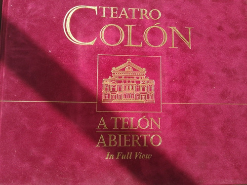 Libro Historia Del Teatro Colón. Con Estuche Original Y Cd.