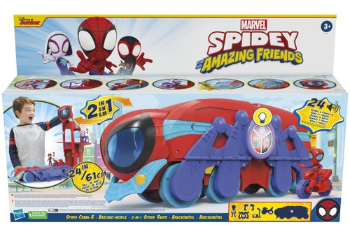 Set Spidey And Friends Aracnomóvil 2 3n 1 Spidey