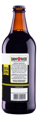 Cerveja Dado Bier Royal Black German Schwarzbierescura 600ml