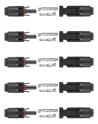 Vou 5pairs (10awg) Cc Con Conector Fotovoltaico Solar Fotovo