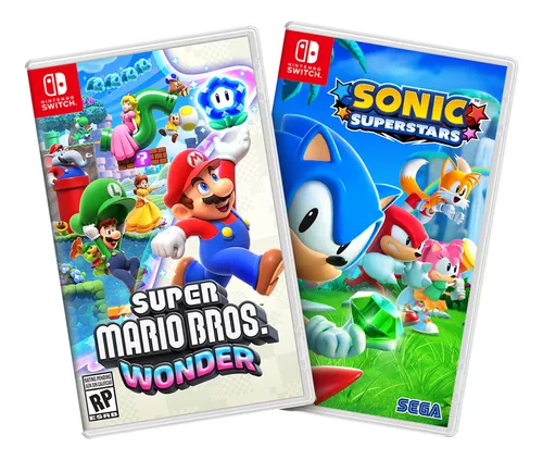 Combo Sonic Superstars E Super Mario Bros Wonder Switch