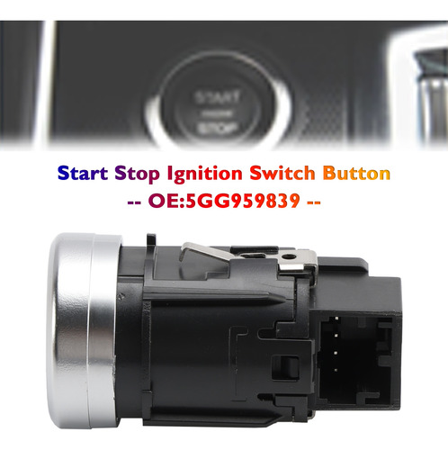 Botón De Encendido Para Vw Golf Mk7 Gti R32 13-17