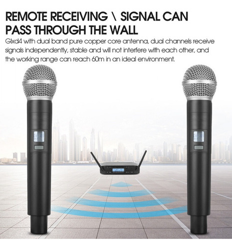 Micrófono De Mano Inalámbrico Uhf Shure Glxd4
