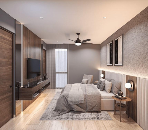 Departamento En Venta De 2 Habitaciones Con Amenidades En Temozon Norte