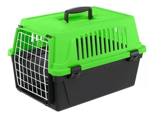 Transportadora Ferplast Atlas 10 Verde 48x32,5x29cm De Alto