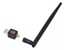 Comprar Adaptador Usb 2.0 Wifi 802.11n Con Antena Wireless 300mbps