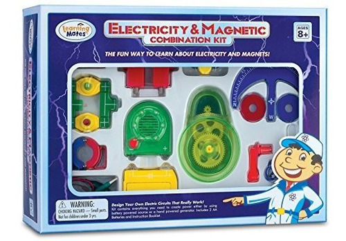 Kit Magnético Y Eléctrico Educativo Para Niños.