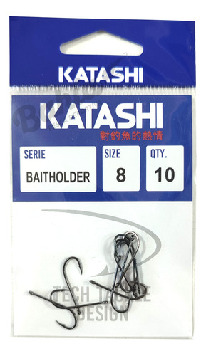 Anzuelo Tech Katashi Baitholder N°8 Serie 9946 Variada