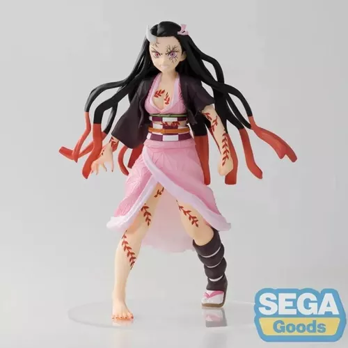 Action Figure Kimetsu No Yaiba Boneco Oni Nezuko Kamado em