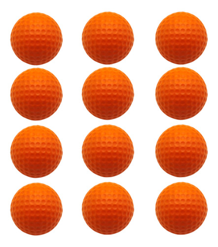 Mercancías Finas Práctica Bolas De Golf, Naranja, 12