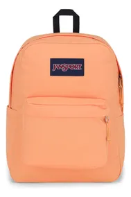 Mochila Jansport Superbreak Deportiva Moderna Unisex Color Russet Red Diseño De La Tela Liso