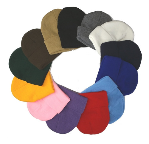 Gorro Tejido Pasa Montaña 13 Colores Alta Calidad T. Fisica