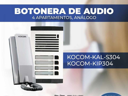 Intercom Kocom De Audio Para 4 Apartamentos 