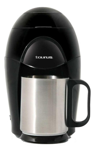 Imagen 1 de 1 de Cafetera Taurus Medea semi automática negra y plata de goteo 110V