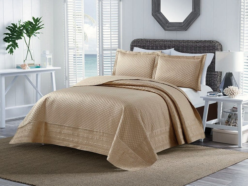 Imagen 4 de 6 de Cubrecama Bordado Importado +fundas Mariages Queen Vancouver