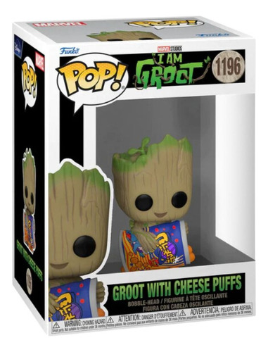 Funko Pop! Marvel: I Am Groot - Groot Con Cheese Puffs #1196