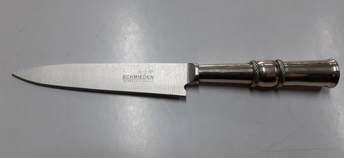 Imagen 2 de 3 de Cuchillo Artesanal Schmieden Inox Alpaca Cuc345 El Jabali