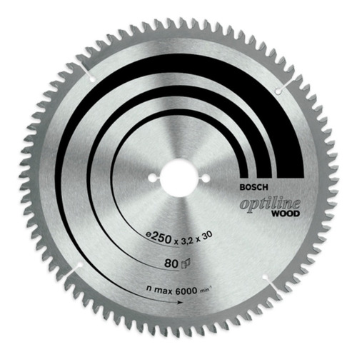 Disco Circular 305mm 12 80d Bosch 2608640922