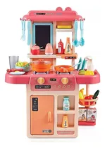 Comprar Cocinita Infantil Luz Sonido Agua Con 36 Accesorios