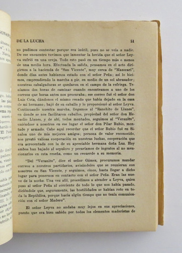 Resonancias Lucha Ecos De Epopeya Sinaloense 1910 Leyva 1945 (Usado)