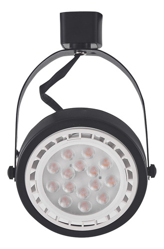 Imagem 2 de 5 de Spot Para Trilho Nordecor S33013 Preto Ar111 / Gu10