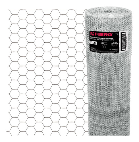 Malla Acero Galvanizado Hexagonal 13 Mmx0.90 M Fiero 44655