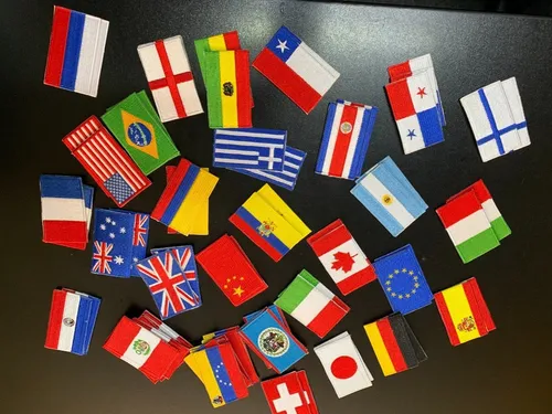 Parches de banderas del mundo deals