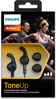 Audifonos Philips Actionfit Toneup Alambricos Shq1300 Deport