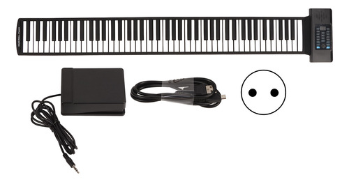 Piano Enrollable, 88 Teclas, Bluetooth, Función Midi, Táctil