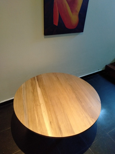 Mesa Ratona Petiribi Circular Madera Diseño