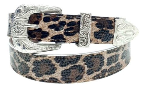 Cinto Animal Print Hebilla Texana Nena - Orieva Kids