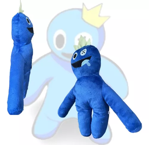Boneco Amigo Pelúcia Azul Babão