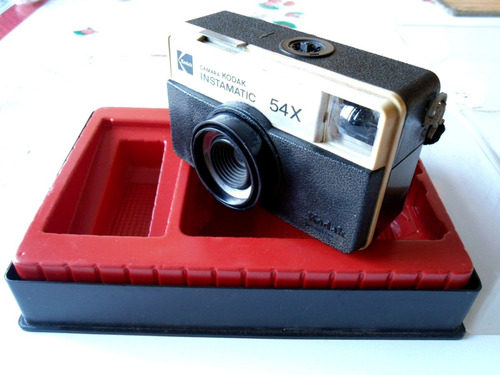 Câmera Fotográfica Kodak Instamatic 54x No Estojo Original