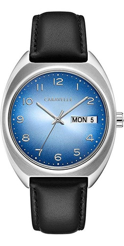 Caravelle Reloj Retro De Cuarzo Para Hombre, Acero