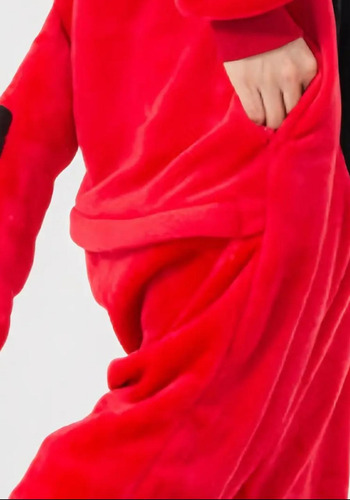 Pijama Enterito Con Capucha Dinosaurio Para Adultos