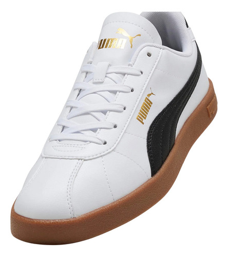 Tenis Puma Club Ii Sl Unisex Casuales Y Cómodos - 39744506 Blancos Retro Moda Urbana