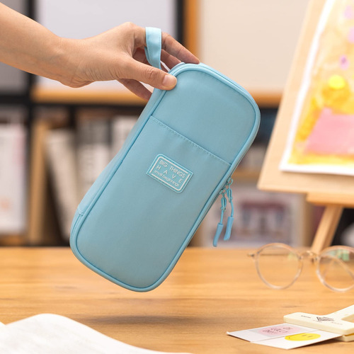 Estuche Duradero Para Bolígrafos, Bolsa Grande De Almacenami