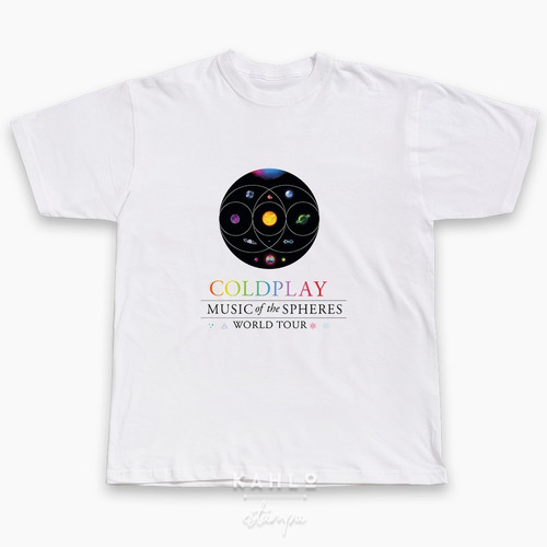 Camiseta Coldplay  Music Of The Spheres