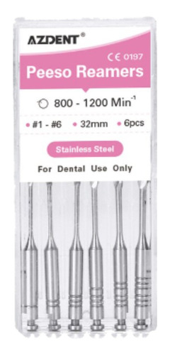 Set De Fresas Peeso Dental (1-6) Azdent