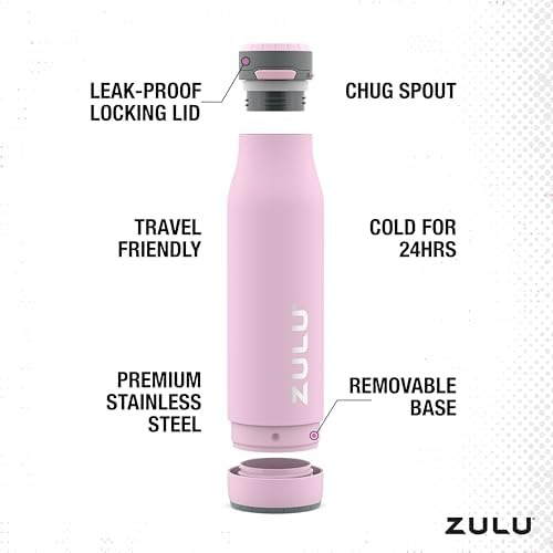 Zulu Ace Botella De Agua De Acero Inoxidable Con Aislamiento