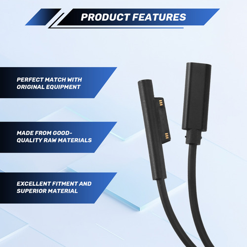 Cable De Carga Para Surface Connect To Usb-c Compatible Con