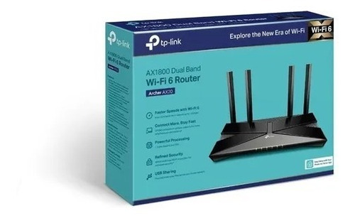 Router Tp-link Archer Ax20 Wifi 6 Ax1800 Gigabit Original