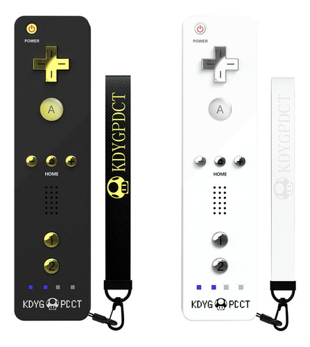 2 Controles Wiimote Para Nintendo Wii/wii U Blancoegro 