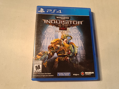 Warhammer Inquisitior 40000 Para Ps4 (Usado)