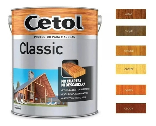 Cetol Classic Satinado Impregnante Madera 20 Lts Envio Grati