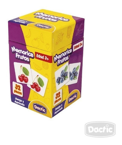 Juego Didáctico Memorice Frutas , Dactic D701037