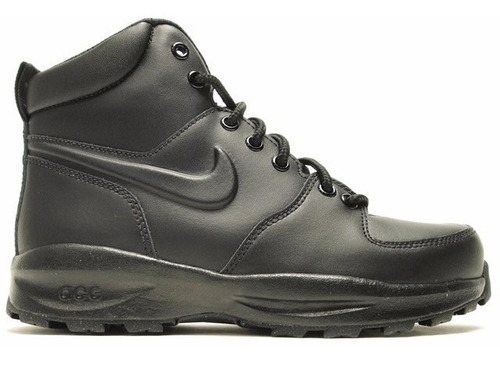 Original Nike Manoa Botas Caminata Acg Piel Negra Suela Terr | Mercado Libre