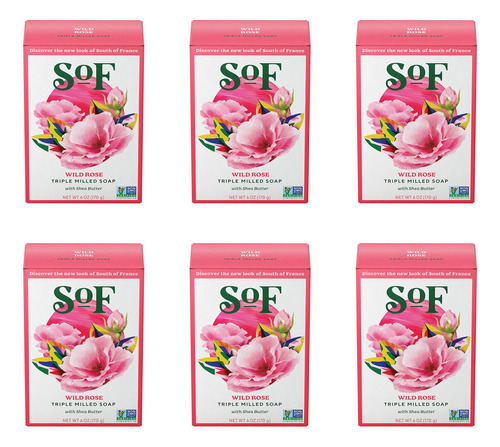 Sof Body Care - Jabón De Barra De Rosas Silvestres (anteri.