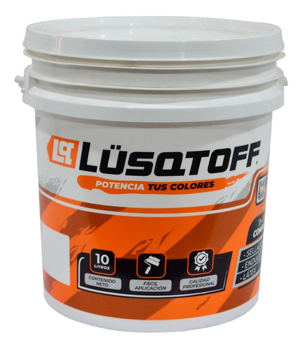 Pintura Latex Interior 10l Blanco Pared Lusqtoff Llint10-8 P