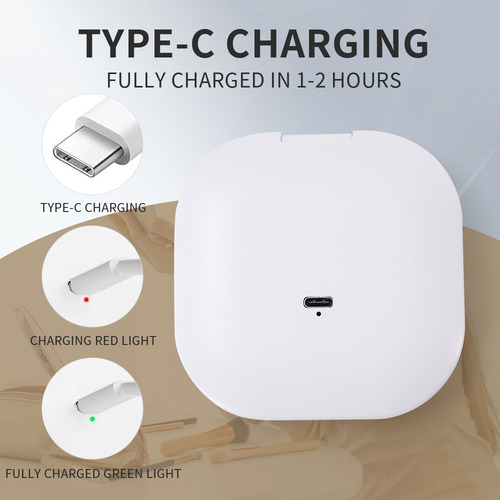 Mini Cadeira De Cosméticos Dobrável Touch Travel Led De 3 La